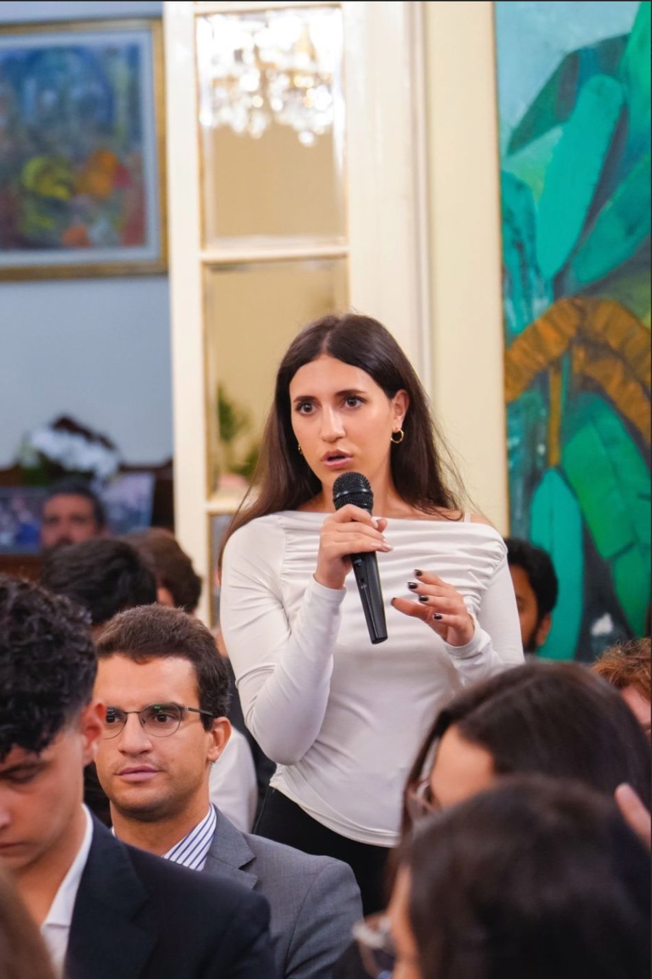 LUSDA event audience with Q&A